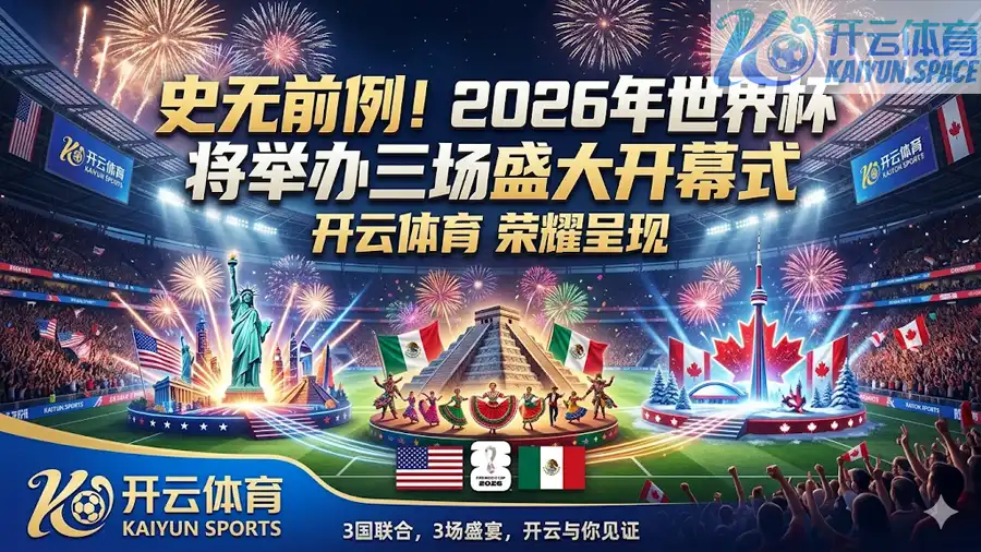 2026年世界杯将举办三场盛大开幕式